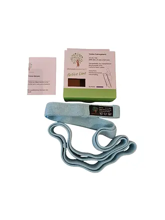 HUMANWERKSTATT | Fascia elastica da allenamento media in tessuto | hellblau